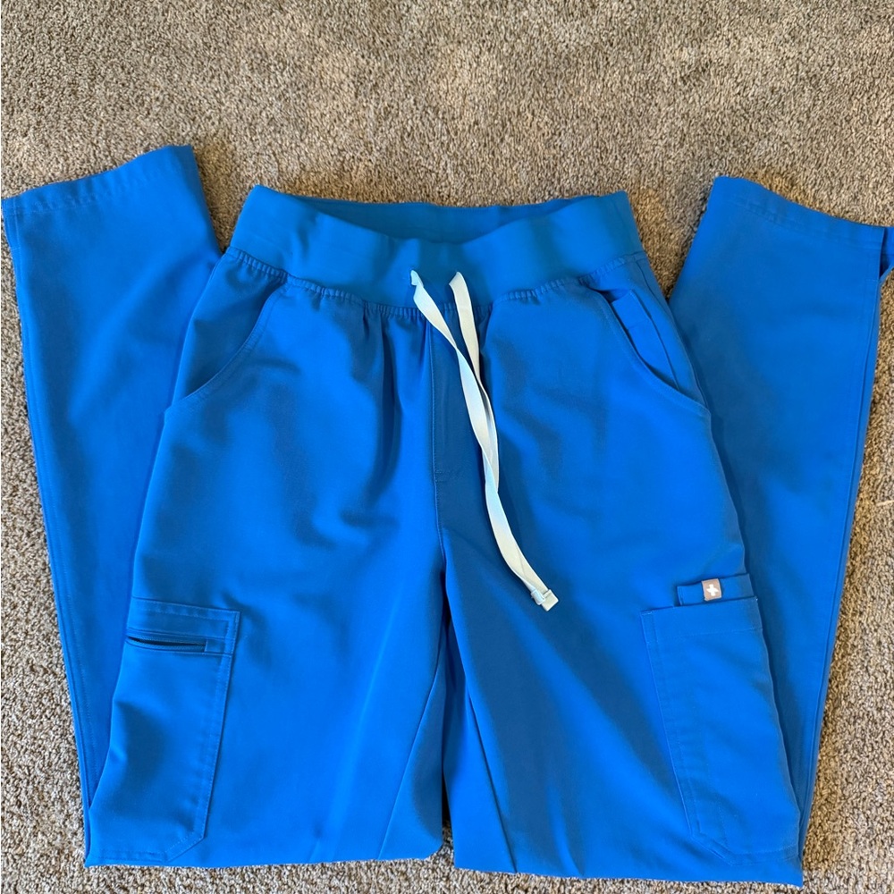 Blue Drawstring Pants - image 1